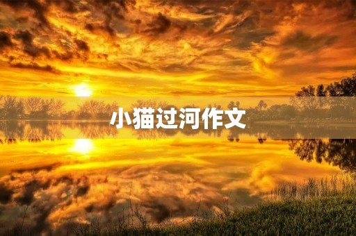 小猫过河作文
