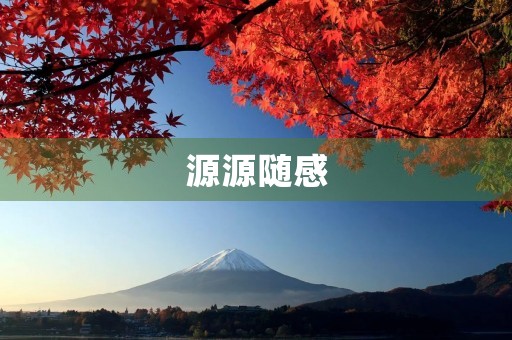 源源随感