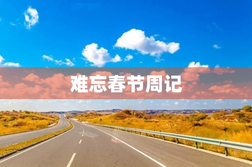 难忘春节周记