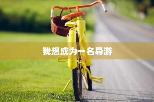 我想成为一名导游 我想成为一名导游