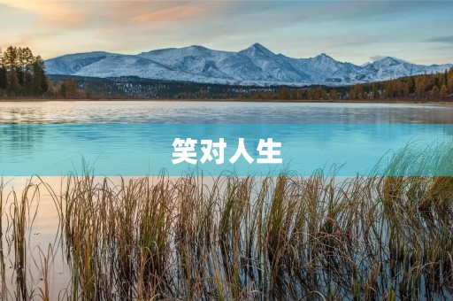 笑对人生