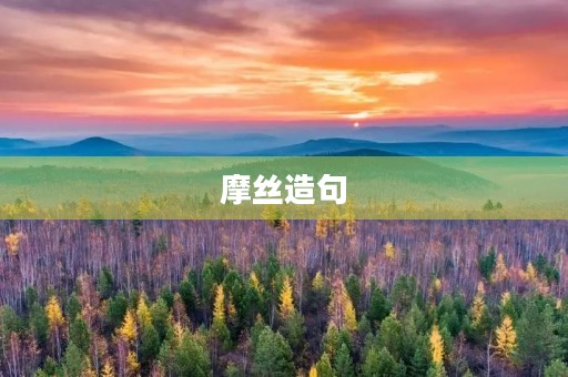 摩丝造句 摩丝造句