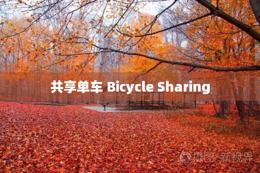 共享单车 Bicycle Sharing