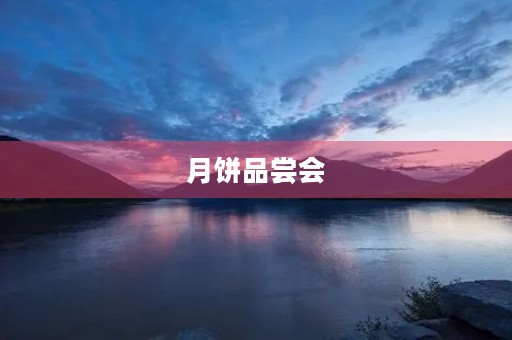 月饼品尝会