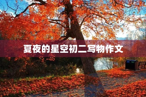 夏夜的星空初二写物作文 夏夜的星空初二写物作文