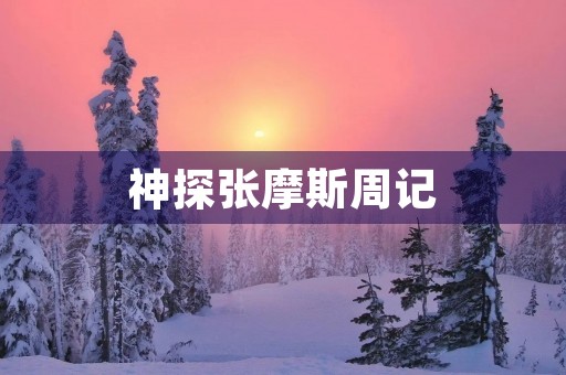 神探张摩斯周记