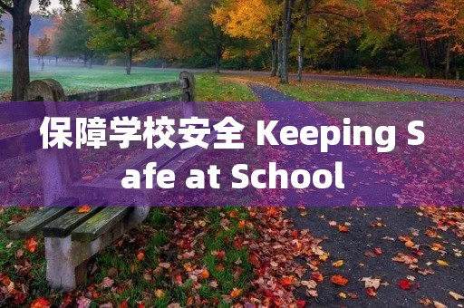 保障学校安全 Keeping Safe at School 保障学校安全 Keeping Safe at School