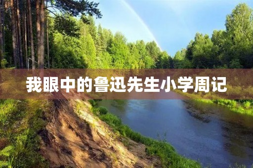 我眼中的鲁迅先生小学周记 我眼中的鲁迅先生小学周记