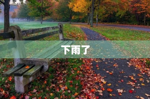 下雨了
