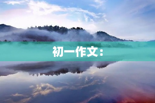 初一作文：【喝彩征文】数学观上的讨论