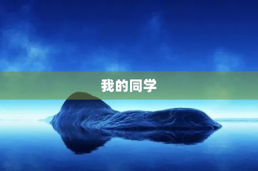 我的同学