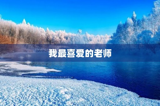 我最喜爱的老师
