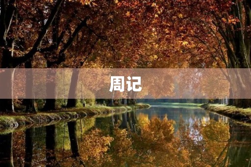 周记 周记