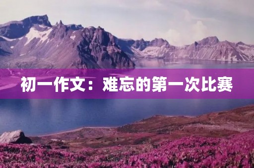 初一作文:难忘的第一次比赛 初一作文:难忘的第一次比赛