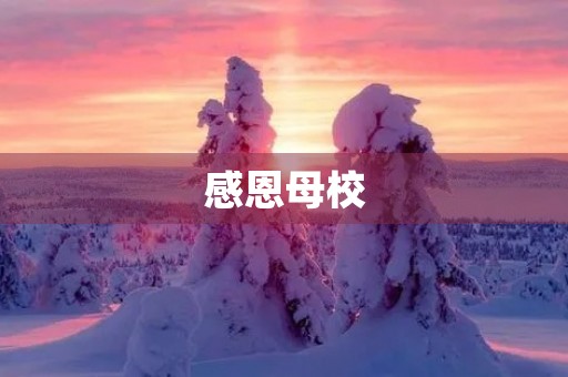 感恩母校