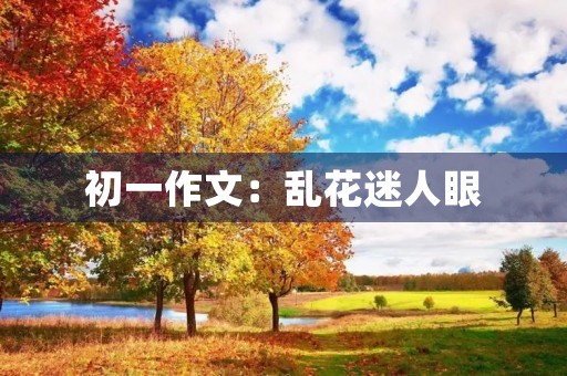 初一作文：乱花迷人眼