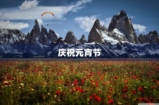 庆祝元宵节 庆祝元宵节