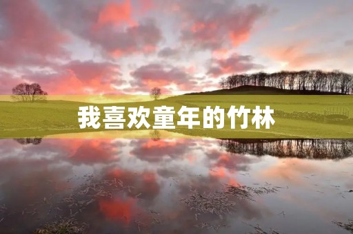 我喜欢童年的竹林
