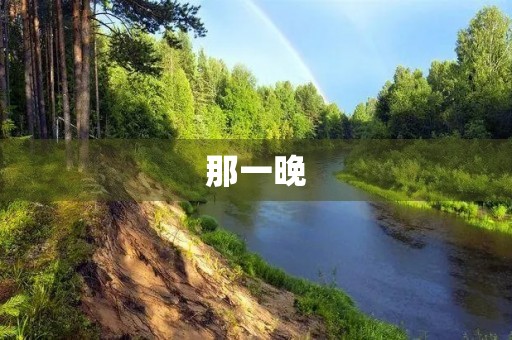 那一晚