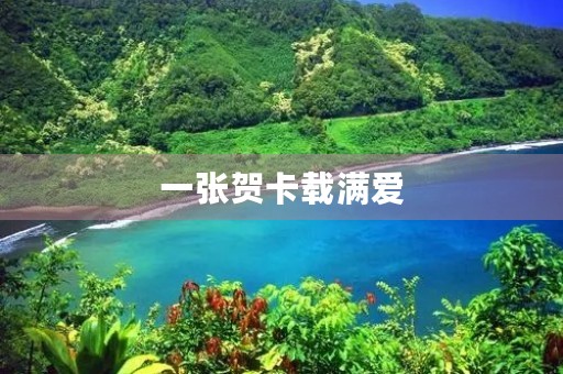一张贺卡载满爱
