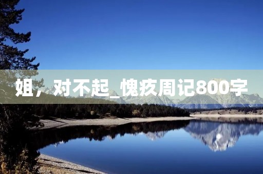 姐,对不起_愧疚周记800字 姐,对不起_愧疚周记800字