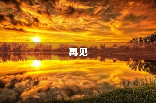 再见 再见