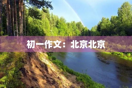 初一作文：北京北京