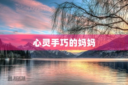 心灵手巧的妈妈