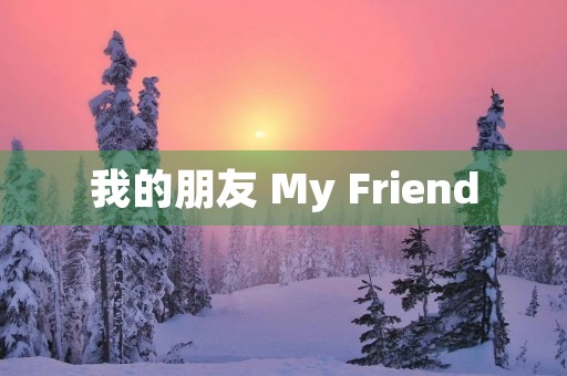 我的朋友 My Friend