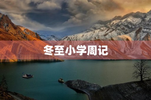 冬至小学周记 冬至小学周记